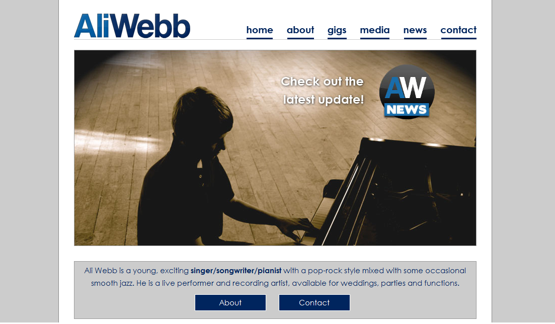 Ali Webb - Website and Graphic Design